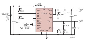 2.2 MHz, 600mA Synchronous Step-Up DC/DC Converter and 100mA LDO