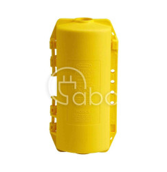 Blokada Hubbell LOTO do przemysłowych złączy wtykowych, żółta, duża, 065968