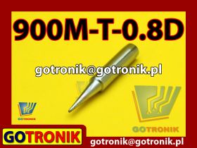 T-0.8D grot do stacji lutowniczych produkcji Zhaoxin/ Aoyue / PT / WEP / Yihua / 900M-T-0.8D