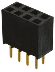 Gniazdo PCB 8 -pinowe 2 -rzędowe raster: 2.54mm typu płytka – płytka Proste Przewlekany