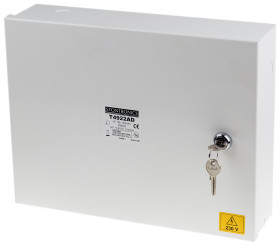 Zasilanie akumulatorowe nap. wyjściowe: 13.8V dc 70W 5A 1 wyjście nap. wejściowe: 195 → 253V ac Montaż ścienny