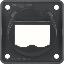 Integro Flow Płytka nośna podwójna do modułów BTR-/E-DAT antracyt połysk 845582505