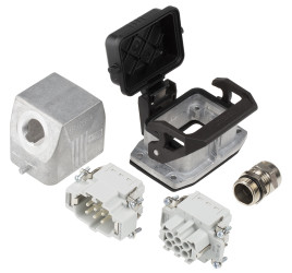 Zestaw złączy dużej mocy 6-pinowe Phoenix Contact 16A 500 V Żeńskie, męskie M20 x 1.5