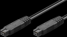 77302 Firewire cable, 9-pin plug, 9-pin plug, 1.8 m