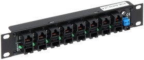 Patchpanel PoE 8xRJ-45 max.60V 1U Rack 10” POE-8/R10