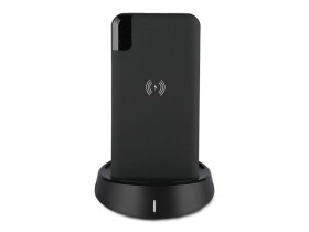 VT-3509 8000mah Power Bank z ładowaniem indukcyjnym i wyświetlaczem LED baza biurkowa czarny 8863 V-TAC