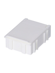 Skrzynka z przegródkami l. przedziałów: 1 szerokość: 42.3mm wysokość: 21mm głębokość: 57.4mm SB Biały