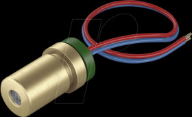 70108880 Dot laser module, red, 650 nm, 5 VDC, 7x14 mm, class 2