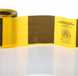 Folie odgradzające żółto czarne 10cm TOO-ŻC/10 /100m/