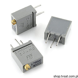 67YR500 Potentiometer 500 Ohm THT BITECH