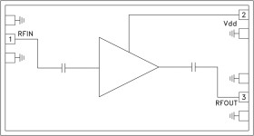 Low Noise Amplifier Chip, 35 - 45 GHz