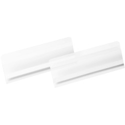 Durable 118219 Label Pockets 210x74mm Transparent VDA Compliant 10Pieces