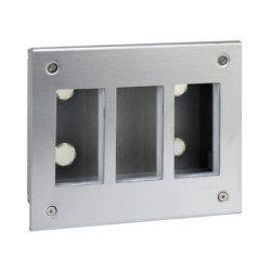 Simon Connect Obudowa podtynkowa S500 METAL 3-modułowa 6x K45 kompletna 51000113-036