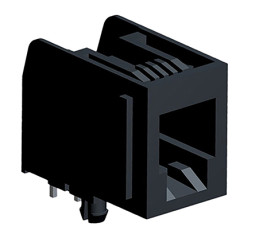 Złącze RJ22 Żeński Złącze RJ22 Montaż na płytce drukowanej Molex, 90°, 4P4C-żyłowe