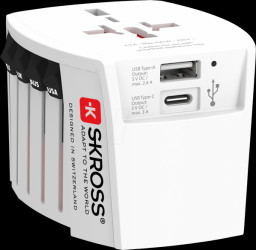 1302962 SKROSS MUV, 1x USB-A, 1x USB-C