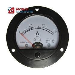 Miernik analog.amper.okr.7.5A z bocznikiem