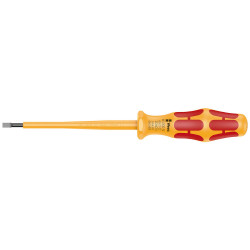 Wera 05051582001 1060 i VDE Kraftform Slotted Screwdriver, 0.6 x 3.5 x 100mm