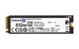 Dysk SSD KC3000, 512 GB, NVMe PCIe Gen 4 x 4, wewnętrzny Nie, Kingston 3D TLC