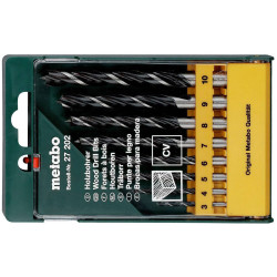 Metabo 627202000 Wood twist Drill set 8-piece for various wood types