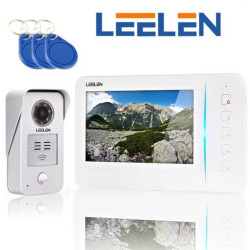 Zestaw wideodomofonowy z monitorem 7cali JB305_N60w / No15nc + 3xbrelok (z czytnikiem)