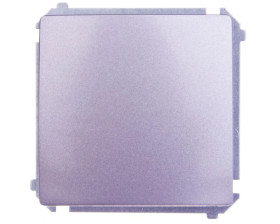 Simon Basic Łącznik jednobiegunowy stal inox BMW1A.01/21