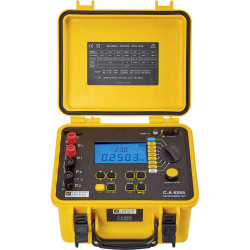 Chauvin Arnoux P01143221 C.A 6255 micro ohmmeter 0.1 &#x3BC;&#x3A9; resolution