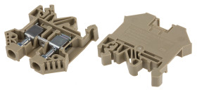 Kostka zaciskowa na szynie DIN RS PRO 22 → 8AWGŚruba 65A 800 V