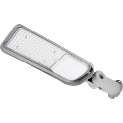 Oprawa, lampa uliczna LED JAZMIN 100W 13500lm 4000K IP65 jasnoszara barwa NW biała neutralna BEMKO