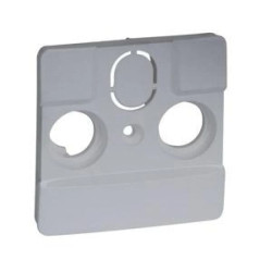 Niloe Selection Plakietka do gniazd telewizyjnych stosowanych przez operatorów telewizji kablowych (2-3 otwory) aluminium 762160