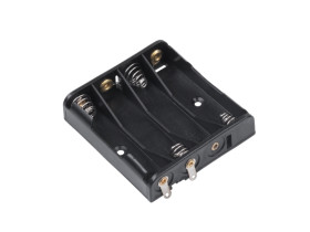 Koszyk na baterie 4xAA płaski