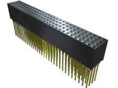 Gniazdo PCB 520 -pinowe 4 -rzędowe raster: 2mm Gniazdo do samonestingu Proste Przewlekany