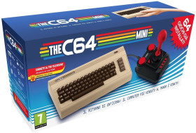 The C64 Mini + 1 Joystick + 64 Games Pre-Installed