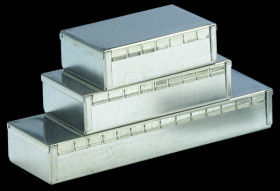 394.16 Metal shielding housing 162x68x28 mm