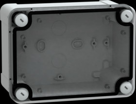 PC enclosure, (L x W x H) 164 x 121 x 87 mm, light gray (RAL 7035), IP66, NSYTBP16128T