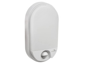 Lampa LED z czujnikiem ruchu na podczerwień 1100lm 15W IP54 kolor biały, kolor barwowy natura MCE340 W