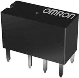 Relay, 2 Form C (NO/NC), 12 V (DC), 960 Ω, 1 A, 125 V (DC), 125 V (AC), G5V-2-H1 12VDC