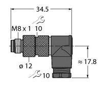 Turck 6901110 Złącze niekonfekcjonowane czujnika/aktuatora BS5231-0, 1 szt.