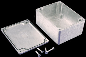 1550Z113 Die-cast aluminium housing,115 x 90 x 56 mm, thick-walled, IP 66