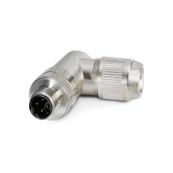 Phoenix Contact 1553624 SACC Plug 4-Pos Shielded Ethernet M12 D-coded