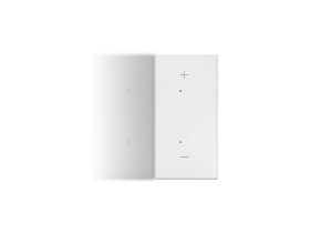 SIMON 55 Klawisz połówkowy prawostronny z piktogramem „+/-” do produktów elektronicznych biały mat TKE25/111 KONTAKT SIMON