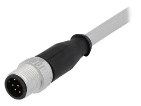 Złącze M12 męskie proste 2m 8pin 21348400882020