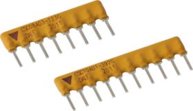 CSC Thick Film Resistor Networks, Single-In-Line, Conformal Coated SIP