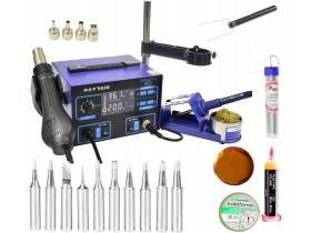 Stacja lutowniczaWEP 992D groty flux 223 cyna