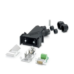 Złącze D-Sub 9-pinowe Męski Kątowy Śruba