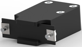 D-Sub connector housing, size: 2 (DA), straight 180°, angled 90°, cable Ø 8.13 mm, PP, black, 5207908-4