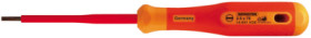 VDE screwdriver, 2.5 mm, slotted, BL 75 mm, L 175 mm, 14-651 VDE