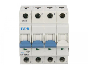 Wyłącznik nadprądowy 3P+N B 20A 10kA AC PLSM-B20/3N-MW 242518