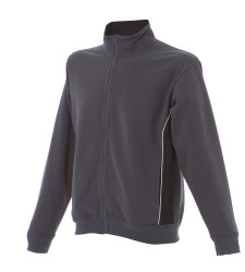 Sweter, 989609, Unisex, S, S, Czarny, szary, 20% Poliestru, 20% Bawełny