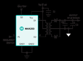 1W Primary-Side Transformer H-Bridge Driver for Isolated Supplies