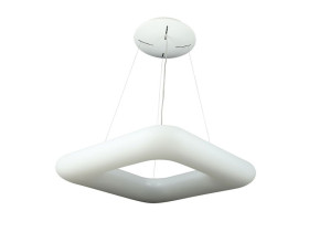 VT-7607 42W Lampa wisząca kwadratowa ściemniana biały 3963 V-TAC